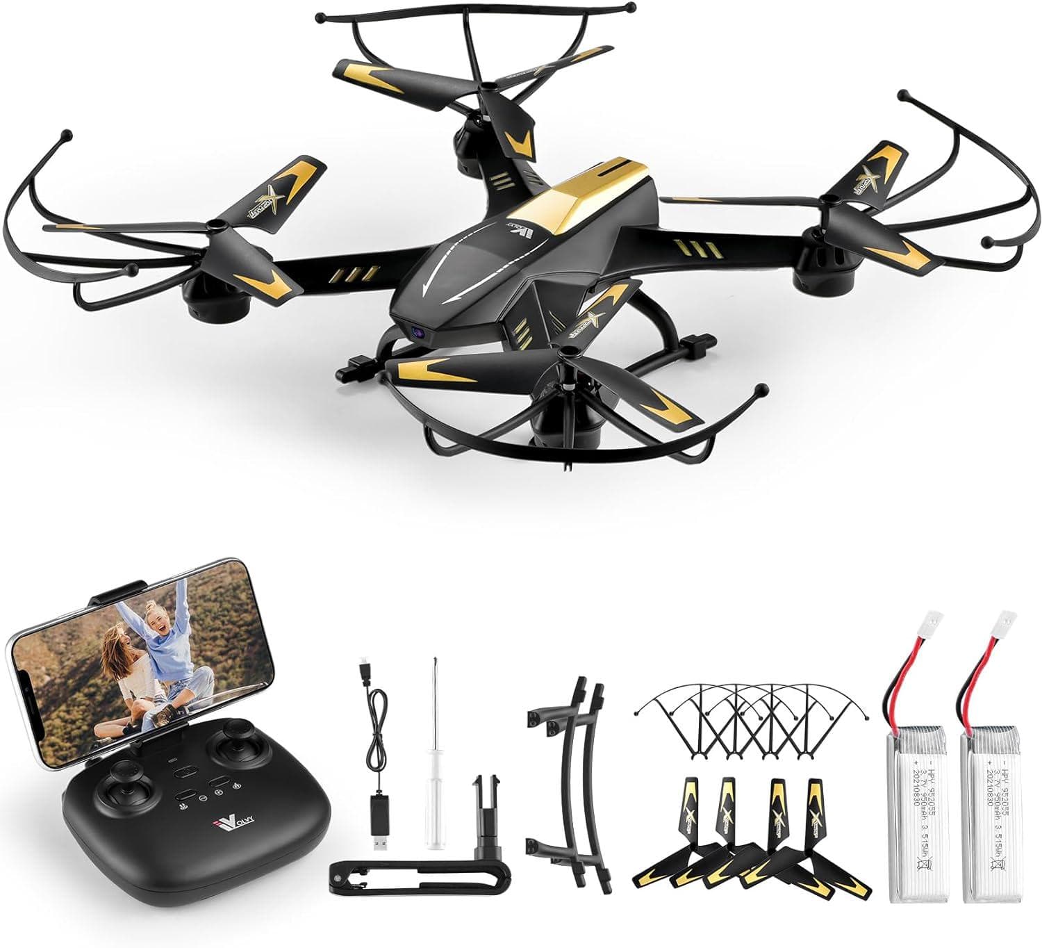 ATTOP A8 Drone: Larger 1080P FPV Camera, Easy Controls – Ideal for Adults, Kids, Beginners
