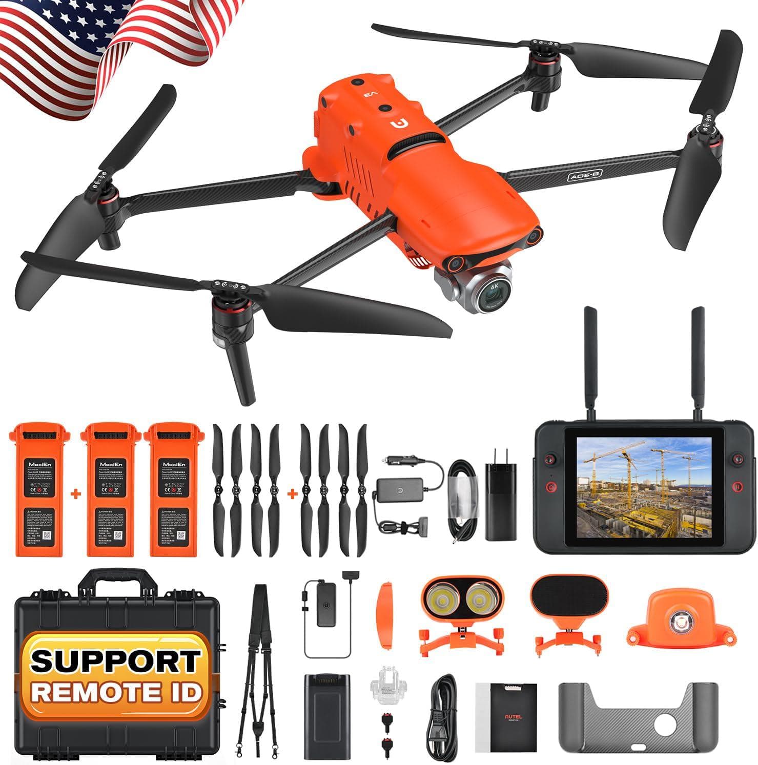 Autel EVO II Pro V3: 6K CMOS UAV, 15KM Video, 42Mins Flight – Public Safety