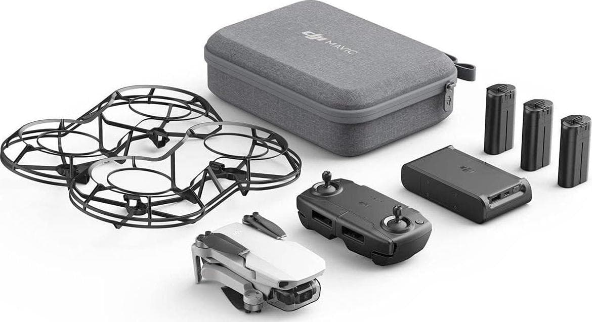 DJI Mavic Mini Combo: 2.7K Camera, 3-Axis Gimbal, 30min Flight, <0.55lbs, Gray