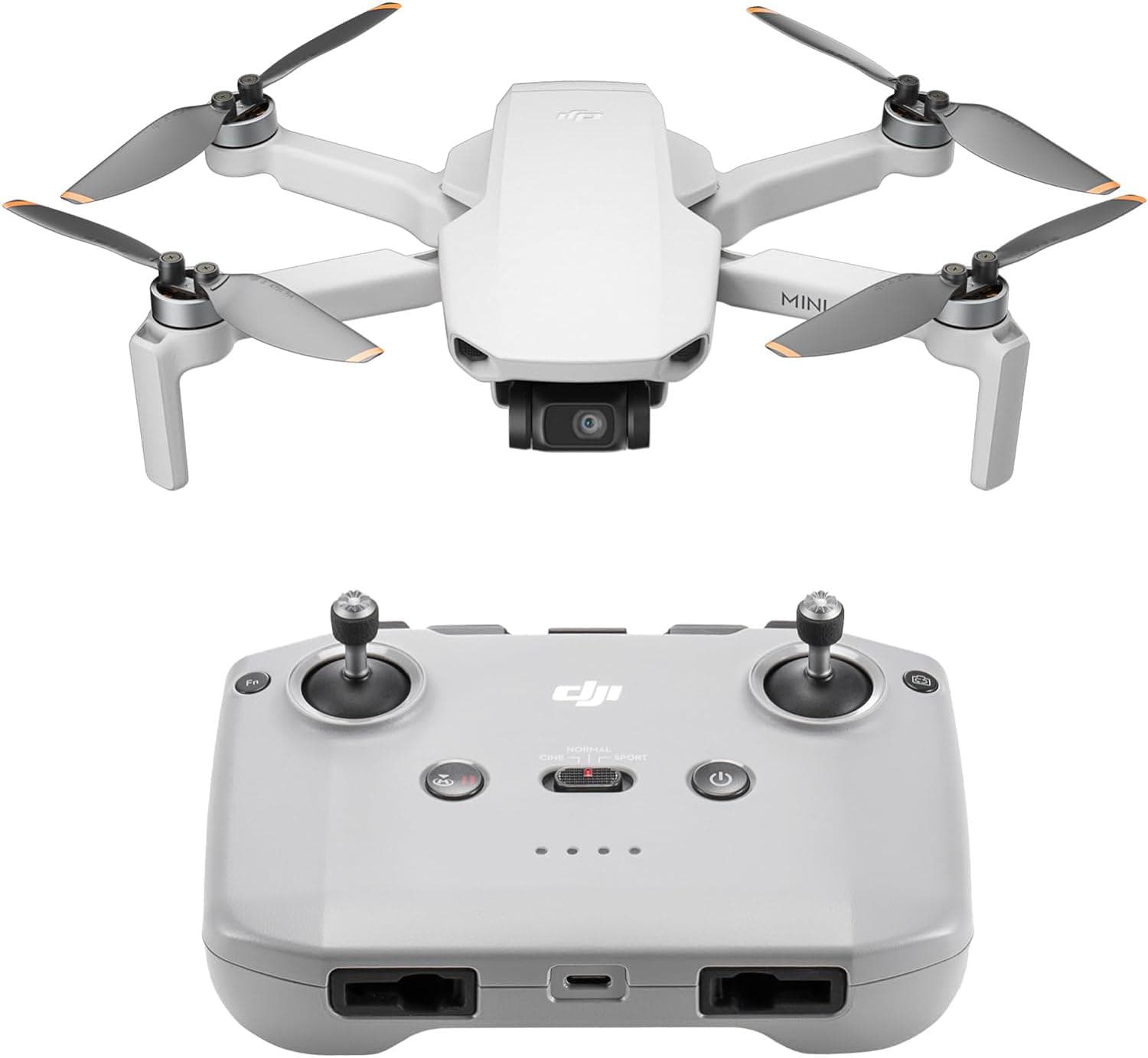 DJI Mini 4K Drone: 4K UHD, 3-Axis, 10km Transmission, 31-min Flight, Auto Return