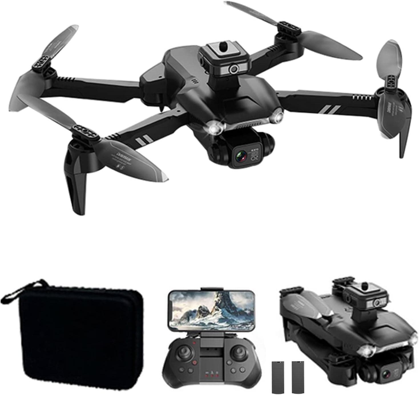GoolRC V28 GPS Drone: 8K Camera, 5G WiFi, Foldable, 360° Obstacle Avoidance, Auto Return, 2 Batteries