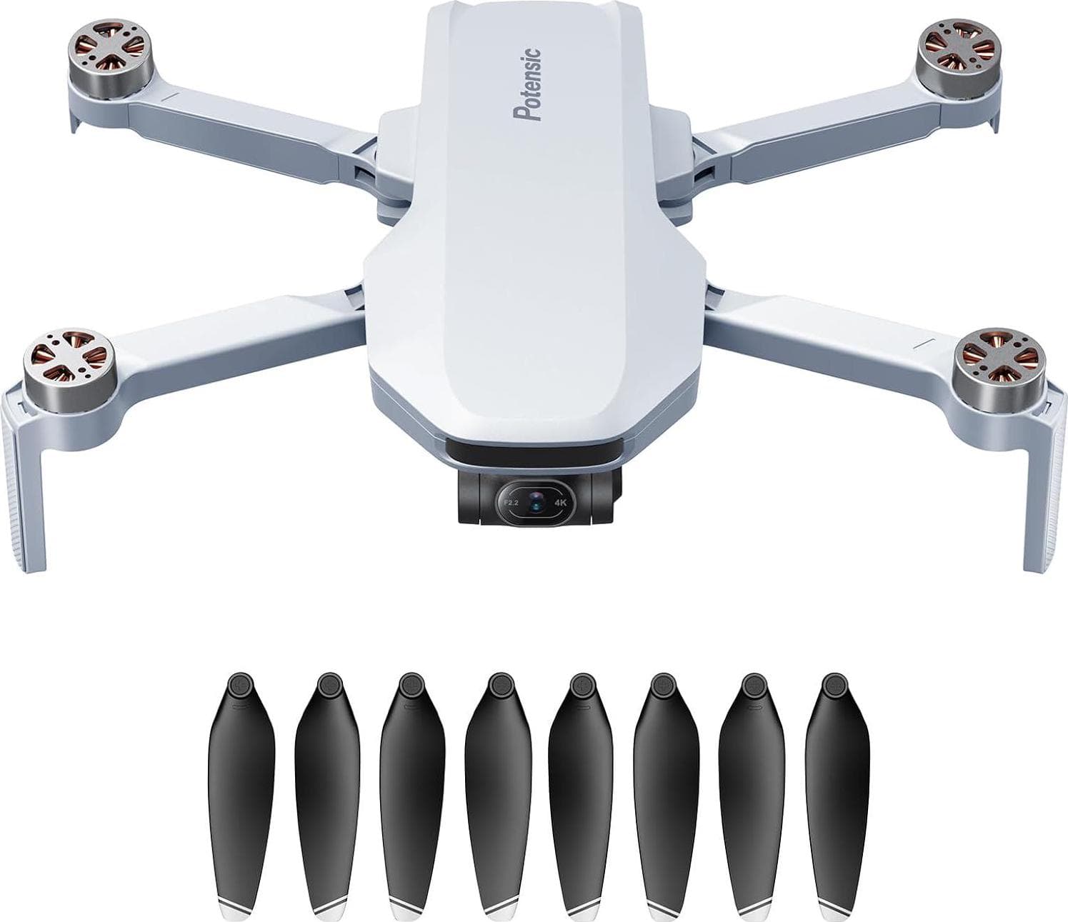 Potensic ATOM 3 Axis Gimbal 4K Drone, Pack of 1 No Battery and Accessory included
