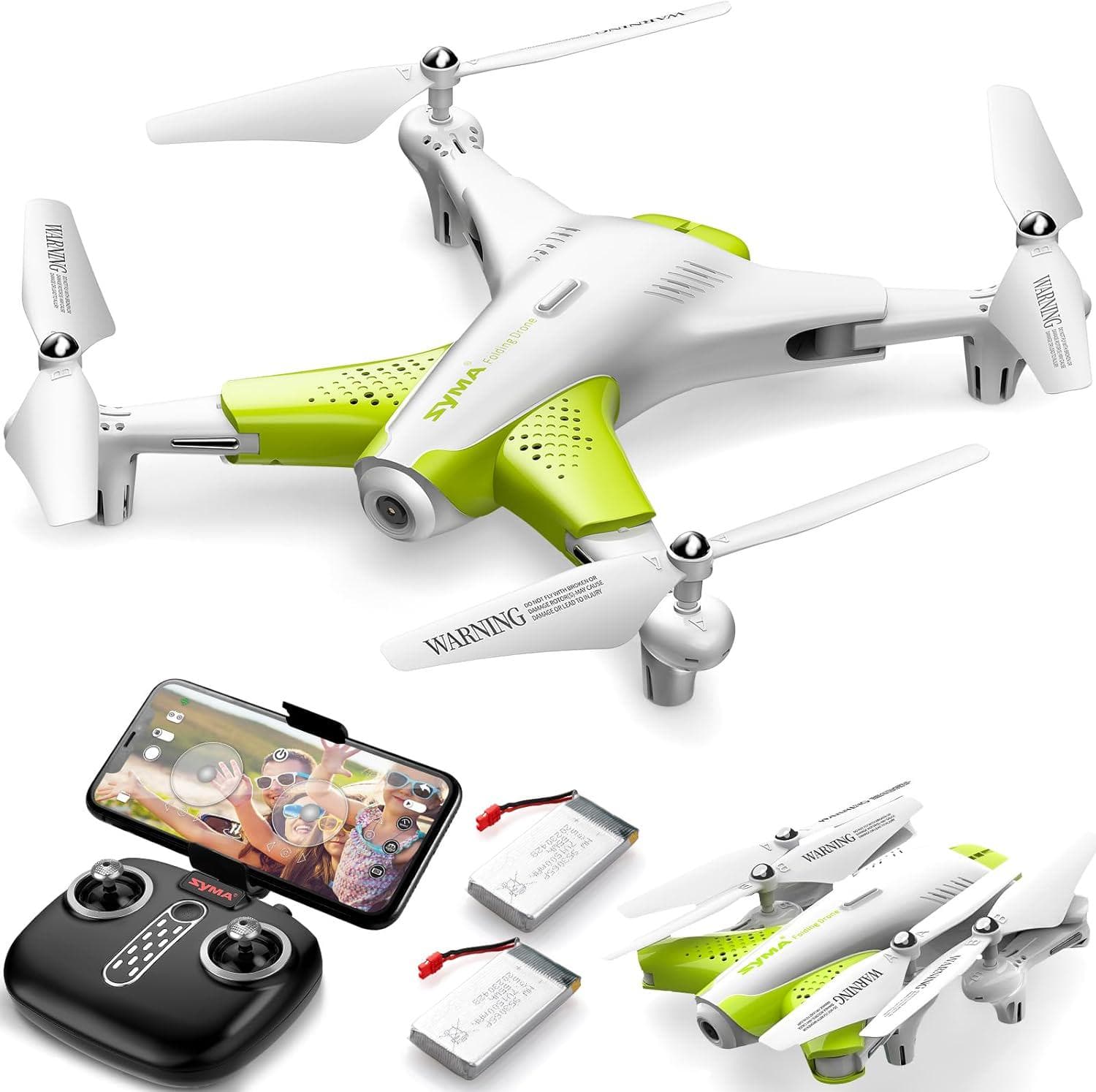 SYMA X300 Drone: 1080P FPV Camera, Optical Flow Positioning, Tap Fly, Altitude Hold, Headless Mode