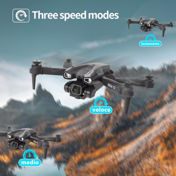 12 Mini Drone with Camera: 1080P HD, Optical Flow Positioning - Great for Kids & Adults, Includes Dual Batteries - Image 4
