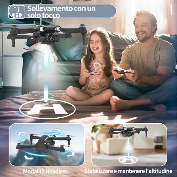 12 Mini Drone with Camera: 1080P HD, Optical Flow Positioning - Great for Kids & Adults, Includes Dual Batteries - Image 5