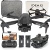 12 Mini Drone with Camera: 1080P HD, Optical Flow Positioning - Great for Kids & Adults, Includes Dual Batteries