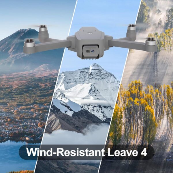 16P-D Brushless Motor Drone: 4K Camera, 5G Wifi, Wind Protection - Perfect Gift for Adults, Mini Foldable Design - Image 4