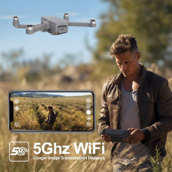 16P-D Brushless Motor Drone: 4K Camera, 5G Wifi, Wind Protection - Perfect Gift for Adults, Mini Foldable Design - Image 5