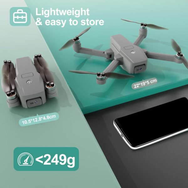 16P-D Brushless Motor Drone: 4K Camera, 5G Wifi, Wind Protection - Perfect Gift for Adults, Mini Foldable Design - Image 7