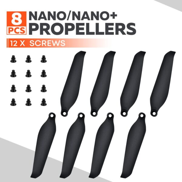 8 PCS Autel Robotics EVO Nano Propellers for Nano/Nano+/ Plus Drone, Low-Noise Props Blades Accessories - Image 2