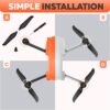 8 PCS Autel Robotics EVO Nano Propellers for Nano/Nano+/ Plus Drone, Low-Noise Props Blades Accessories - Image 5