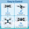 ATTOP Kids Drone with 1080P Camera: Stable Indoor, Foldable Outdoor - Includes 3 Batteries - Image 4
