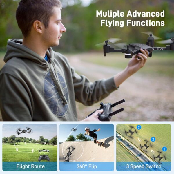 ATTOP Drone with 1080P Camera: Beginner Friendly, APP-Controlled - Perfect Gift for Kids Over 8 - Image 5