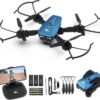 ATTOP Kids Drone with 1080P Camera: Stable Indoor, Foldable Outdoor - Includes 3 Batteries