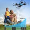 ATTOP Kids Drone with 1080P Camera: Stable Indoor, Foldable Outdoor - Includes 3 Batteries - Image 2