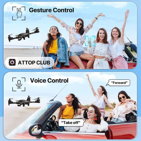 ATTOP Drone with 1080P Camera: Beginner Friendly, APP-Controlled - Perfect Gift for Kids Over 8 - Image 8