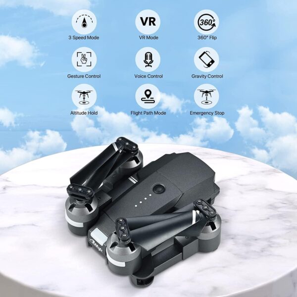 ATTOP Drone with 1080P Camera: Beginner Friendly, APP-Controlled - Perfect Gift for Kids Over 8 - Image 9