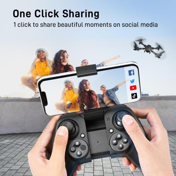 ATTOP Drone with 1080P Camera: Beginner Friendly, APP-Controlled - Perfect Gift for Kids Over 8 - Image 3