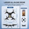 ATTOP A8 Drone: Larger 1080P FPV Camera, Easy Controls - Ideal for Adults, Kids, Beginners - Image 3