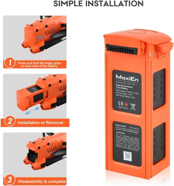 Autel Robotics EVO 2 Intelligent Battery: Compatible with Various Models - 7100mAh, Original Smart Design - Image 5
