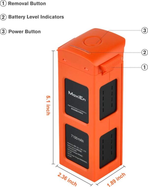Autel Robotics EVO 2 Intelligent Battery: Compatible with Various Models - 7100mAh, Original Smart Design - Image 6