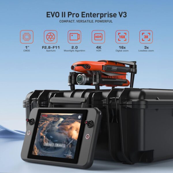 Autel EVO II Pro V3: 6K CMOS UAV, 15KM Video, 42Mins Flight - Public Safety - Image 2