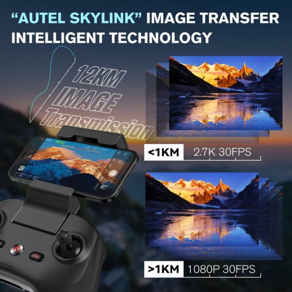 Autel EVO Lite Plus Premium Bundle: 6K HDR Camera, 40 Mins Flight, 3-Way Obstacle Avoidance - Orange - Image 5
