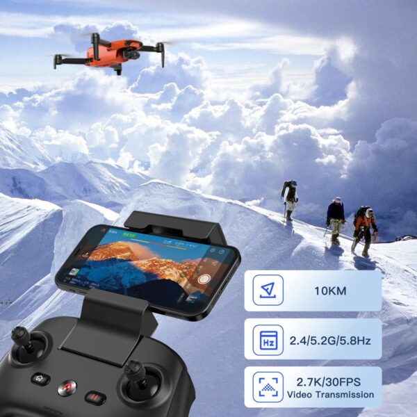 Autel Robotics EVO Nano+ Premium Bundle: 249g Mini Drone with 4K RYYB Camera, Obstacle Avoidance - Includes Fly More Combo, Orange - Image 9