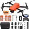 Autel Robotics EVO Nano+ Premium Bundle: 249g Mini Drone with 4K RYYB Camera, Obstacle Avoidance - Includes Fly More Combo, Orange