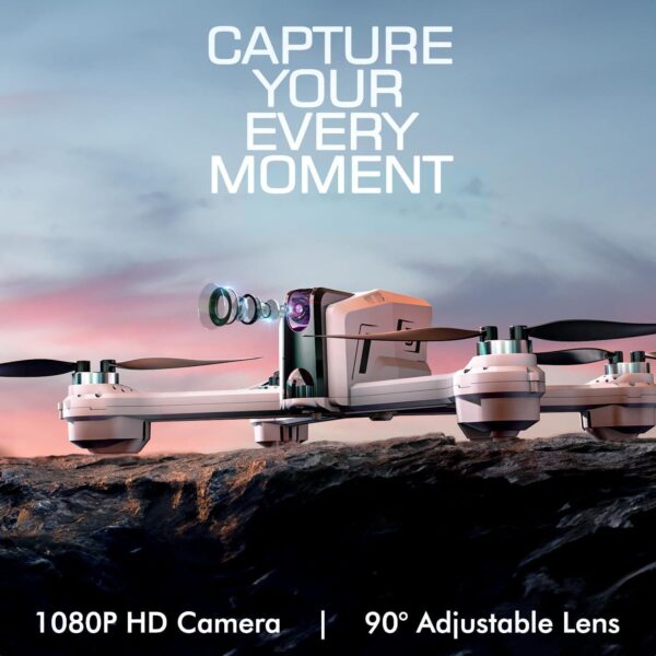 BEZGAR BD102 Drone: 1080P HD Camera, Brushless Motor, Optical Flow Positioning - Includes 2 Batteries, FPV 5G Transmission - Image 2