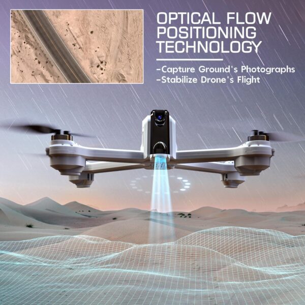 BEZGAR BD102 Drone: 1080P HD Camera, Brushless Motor, Optical Flow Positioning - Includes 2 Batteries, FPV 5G Transmission - Image 5