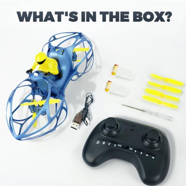 BEZGAR Drones for Kids - Flying Motorcycle Mini with Rechargeable Batteries,Newest Toys - Best Gifts Ages 8 9 10 11 12 - Image 6