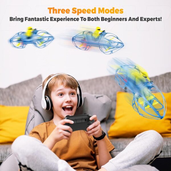 BEZGAR Drones for Kids - Flying Motorcycle Mini with Rechargeable Batteries,Newest Toys - Best Gifts Ages 8 9 10 11 12 - Image 2