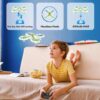 BEZGAR HQ051S Drone for Kids (Upgraded LED Lighting Effect) - Mini Remote Control RC with 3D Flip, Headless Mode, Small Quadcopter Beginners, Gifts Toys Boys and Girls - Image 5