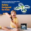 BEZGAR HQ051S Drone for Kids (Upgraded LED Lighting Effect) - Mini Remote Control RC with 3D Flip, Headless Mode, Small Quadcopter Beginners, Gifts Toys Boys and Girls - Image 7