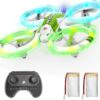 BEZGAR HQ051S Drone for Kids (Upgraded LED Lighting Effect) - Mini Remote Control RC with 3D Flip, Headless Mode, Small Quadcopter Beginners, Gifts Toys Boys and Girls