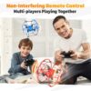 BEZGAR HQ053 Remote Control Drone: Spherical Rolling, 360 Degree Flip - Perfect Gift for Kids Ages 4-12, Red - Image 5