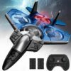 BEZGAR RC Fighter Airplane F-22 Raptor Mini Drone Remote Control Jet Plane Stunt for Adults and Kids Toy with Light Gift Beginner