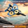 BEZGAR RC Fighter Airplane F-22 Raptor Mini Drone Remote Control Jet Plane Stunt for Adults and Kids Toy with Light Gift Beginner - Image 3