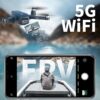 Brushless Motor Drones with 2 Cameras 40KM/h MAX Wind Resistance Class 4 for Adults 5GHz WIFI FPV HD Quadricopter RC Beginners 2 Batteries 30 Minutes X15 UAV - Image 3