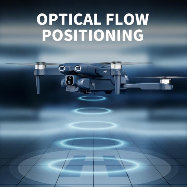 Brushless Motor Drone with Dual Camera for Adults, 1080P Adjustable Drones, 5GHz WiFi FPV RC Quadcopter Optical Flow Positioning Beginners, 3D Flips, 2 Batteries - Image 7