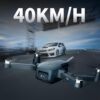Brushless Motor Drones with 2 Cameras 40KM/h MAX Wind Resistance Class 4 for Adults 5GHz WIFI FPV HD Quadricopter RC Beginners 2 Batteries 30 Minutes X15 UAV - Image 5