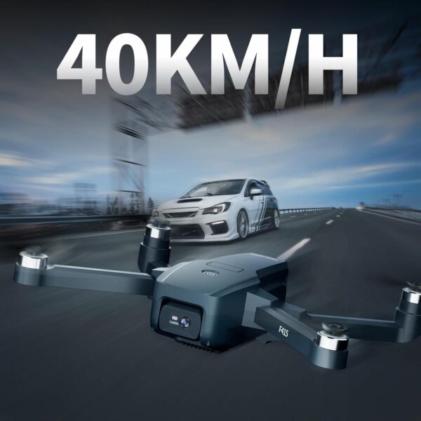 Brushless Motor Drones with 2 Cameras 40KM/h MAX Wind Resistance Class 4 for Adults 5GHz WIFI FPV HD Quadricopter RC Beginners 2 Batteries 30 Minutes X15 UAV - Image 5