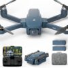 Brushless Motor Drones with 2 Cameras 40KM/h MAX Wind Resistance Class 4 for Adults 5GHz WIFI FPV HD Quadricopter RC Beginners 2 Batteries 30 Minutes X15 UAV