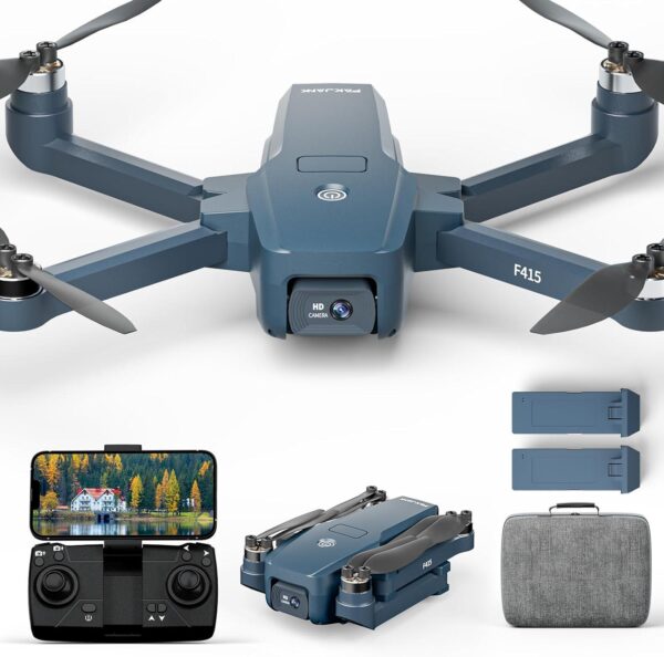 Brushless Motor Drones with 2 Cameras 40KM/h MAX Wind Resistance Class 4 for Adults 5GHz WIFI FPV HD Quadricopter RC Beginners 2 Batteries 30 Minutes X15 UAV