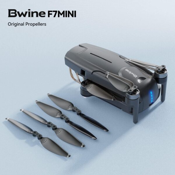 Bwine 4 Pcs Original Propeller for F7MINI RC Drone Quadcopter Blades - Black - Image 5