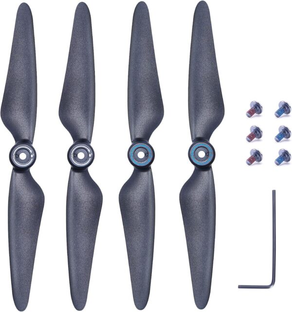 Bwine Drone Blades for F7, 4 Pcs Original Propeller, RC Quadcopter - Black