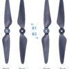 Bwine Drone Blades for F7, 4 Pcs Original Propeller, RC Quadcopter - Black - Image 4