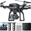 Bwine F7GPS Drone: 4K Camera, 3-Axis Gimbal, Night Vision, 10000FT Range, FAA Compliant, 50 Min Flight