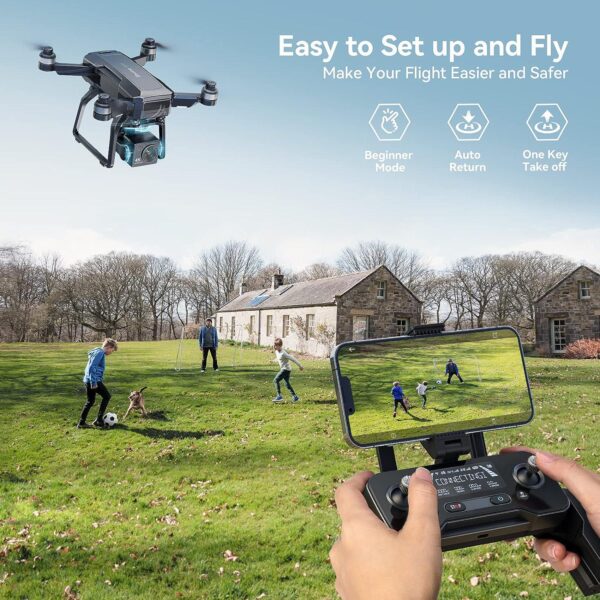 Bwine F7 GPS Drone: 4K Night Vision, 3-Axis Gimbal, 2-Mile Range, 75 Min Flight, Auto Return - Image 6